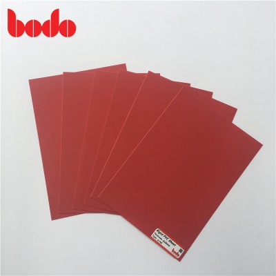 1mm Thin Polyurethane Sheet Rigid PVC Plate Red Colored PVC Plastic Sheet